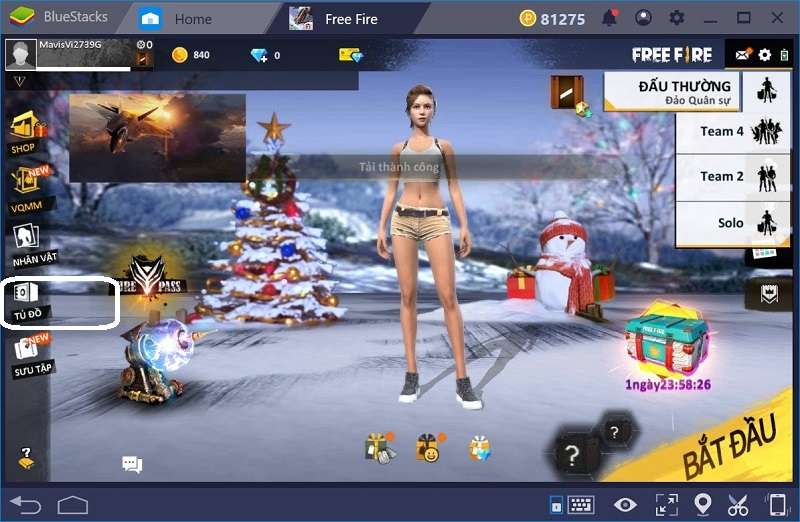 chon-vao-o-tu-do-tren-giao-dien-man-hinh-free-fire Chọn vào ô tủ đồ trên giao diện màn hình Free Fire