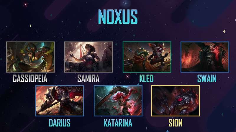 Công bố đội hình Darius Reroll 6 Noux