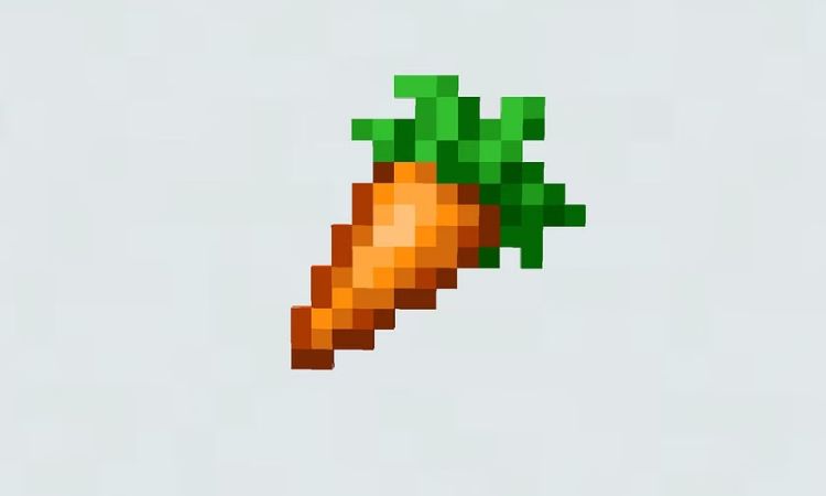 Công dụng của cà rốt trong game Minecraft