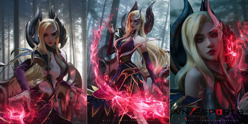 copslay-morgana-tien-hac-am-1 Cosplay morgana tiên hắc ám xinh đẹo