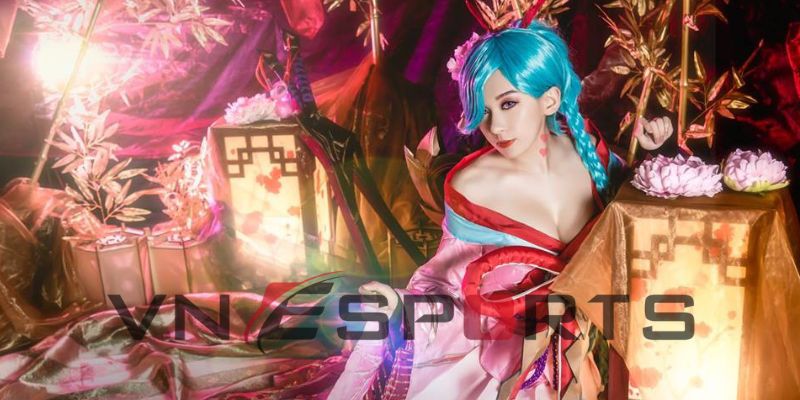 cosplay-airi-lien-quan-kiemono-3 Airi liên quân được cosplay bởi nữ coser xinh đẹp