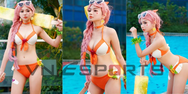 cosplay-airi-tiec-bai-bien-2 Cosplay tiệc bãi biển Airi liên quân với thần thái lạnh lùng