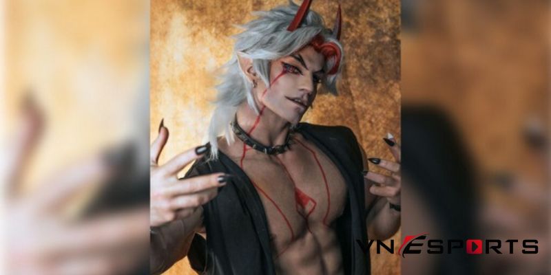 cosplay-arataki-genshin-impact-3 Cosplay Arataki Itto trong game Genshin Impact (3)