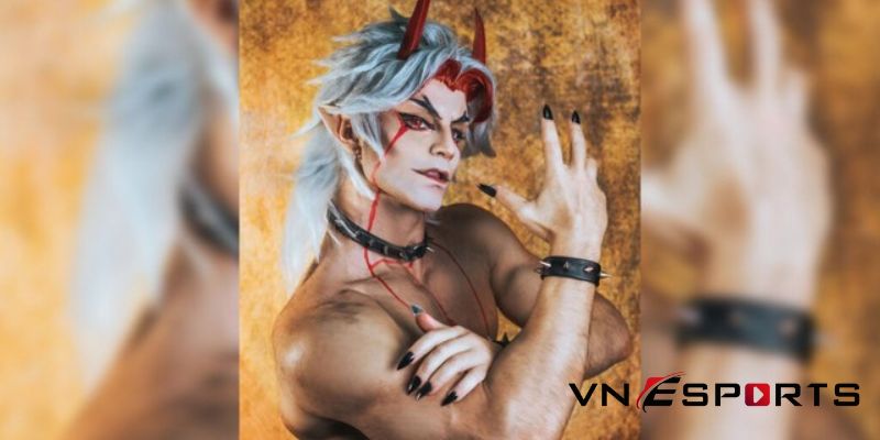 cosplay-arataki-genshin-impact-5 Cosplay Arataki Itto trong game Genshin Impact (5)