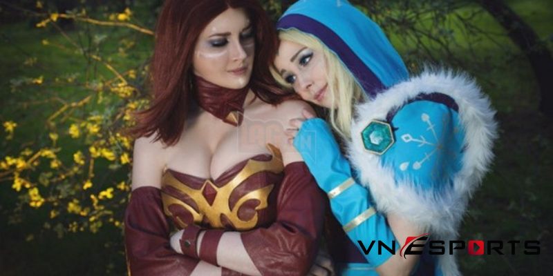 cosplay-crystal-maiden-trong-game-dota-10 cosplay Crystal Maiden phong cách nữ hoàng băng giá (10)