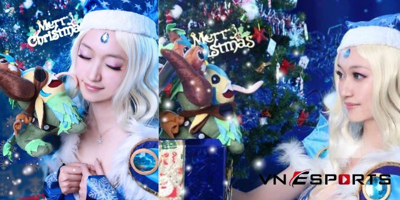 cosplay-crystal-maiden-trong-game-dota-6 cosplay Crystal Maiden phong cách nữ hoàng băng giá (6)