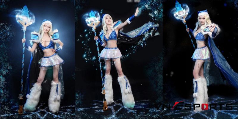 cosplay-crystal-maiden-trong-game-dota-8 cosplay Crystal Maiden phong cách nữ hoàng băng giá (8)