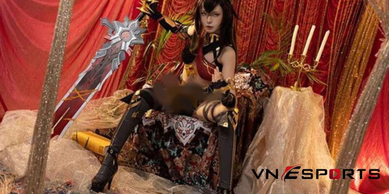 cosplay-dehya-genshin-impact-1 Dehya cosplay Genshin Impact cô nàng sư tử (1)