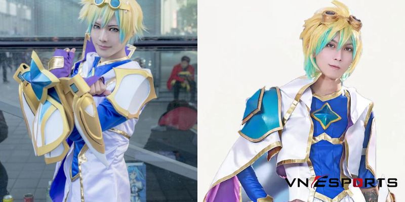 cosplay-ezreal-ve-binh-tinh-tu-21 Gương mặt cool ngầu của nam coser khi cosplay ezreal