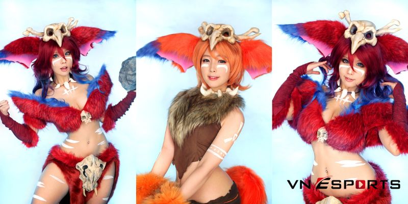 cosplay-gnar-boi-spiral-cats-1 cosplay gnar LMHT bởi nhóm Spiral Cats (1)