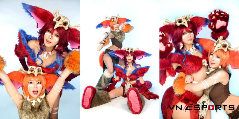 cosplay-gnar-boi-spiral-cats-3 cosplay gnar LMHT bởi nhóm Spiral Cats (3)