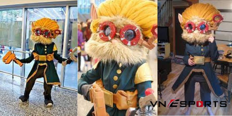cosplay-heimerdinger-vui-nhon-2 cosplay Heimerdinger bản mặc định