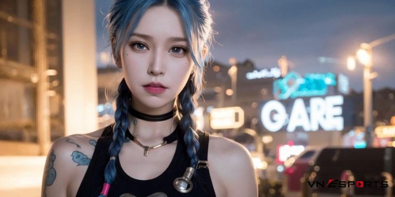 cosplay-jinx-xinh-dep Vẻ đẹp sang chảnh khi cosplay Jinx
