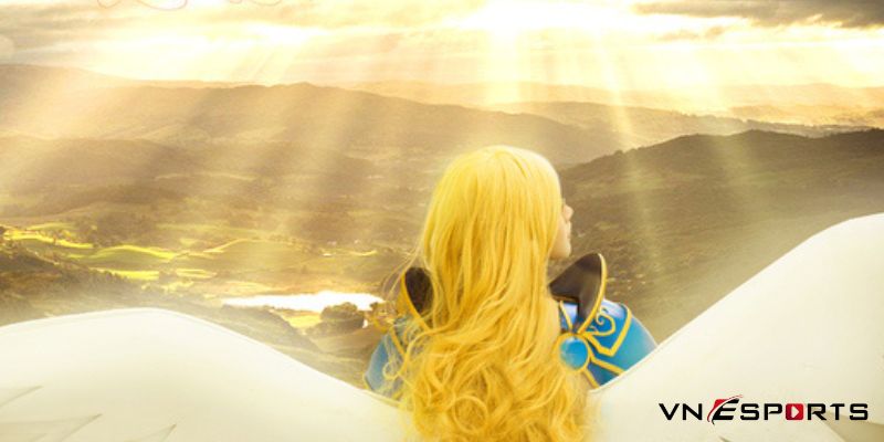 cosplay-kayle-phien-ban-nu-3 cosplay kayle với ánh sáng rực rỡ