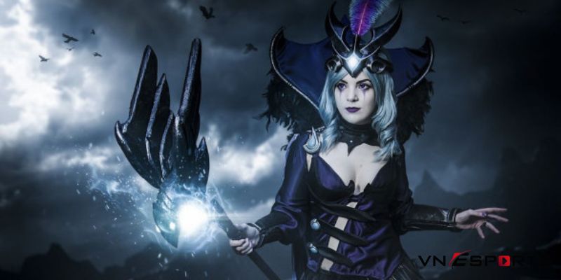 cosplay-leblanc-qua-den-7 cosplay quạ đen Leblanc trong bối cảnh u ám