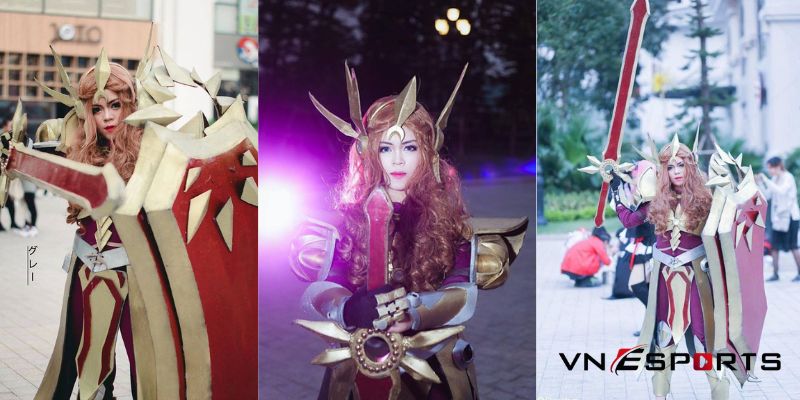 cosplay-leona-binh-minh-ruc-ro-1 cosplay Leona bình mình rực rỡ từ nữ coser xinh đẹp