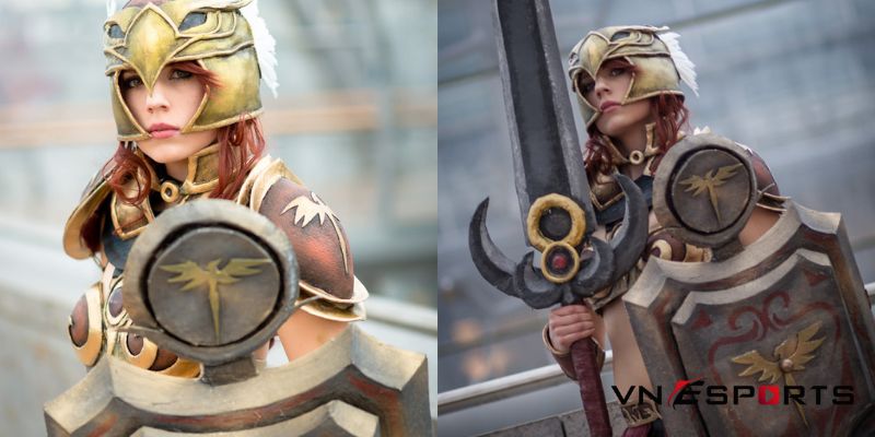 cosplay-leona-ve-binh-2 Cosplay Leona với full bộ giáp