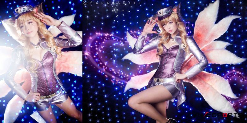 cosplay-lien-minh-tuong-ahri-3 Cosplay lol Ahri ngồi sao âm nhạc