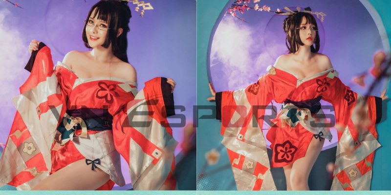 cosplay-lien-quan-veres-kimono-12 nóng bỏng với cosplay liên quân Veres kimono