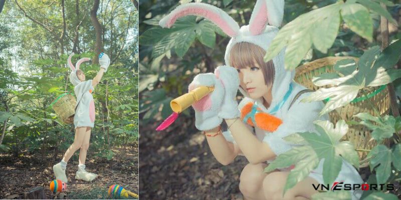 cosplay-lol-teemo Cosplay nấm lùn Teemo thỏ phục sinh