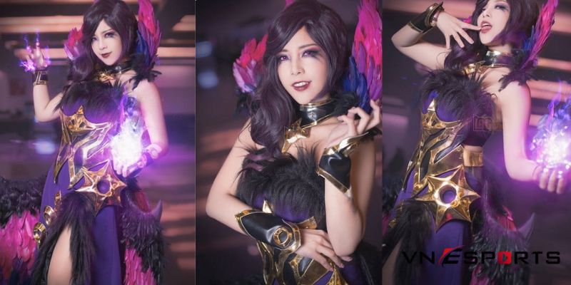 cosplay-morgana-thien-than-sa-nga-2 gương mặt rạng rỡ khi cospplay morgana