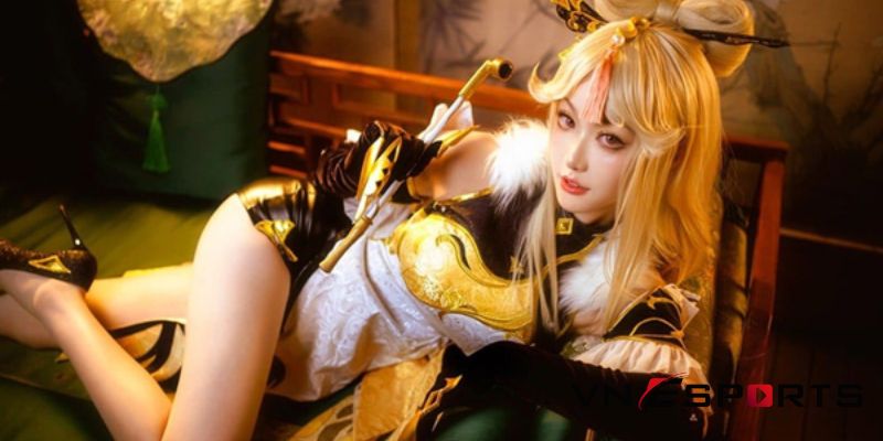 cosplay-ningguang-genshin-impact-4 cosplay Ningguang bởi nữ coser người Trung (1)