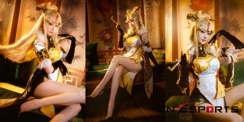 cosplay-ningguang-genshin-impact-9 cosplay Ningguang bởi nữ coser người Trung (6)