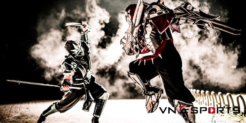 cosplay-shen-mat-hoang-hon-2 Cosplay Shen và Zed LOL giao chiến