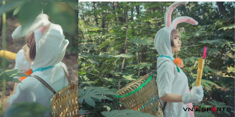 cosplay-tho-phuc-sinh-teemo-6 Hình ảnh cosplay thỏ phục sinh Teemo cực dễ thương