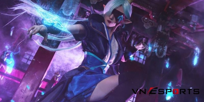 cosplay-vayne-tuyet-vong-chi-tien-1 mái tóc xanh ngọc bích khi cosplay vayne tuyệt vọng chi tiễn
