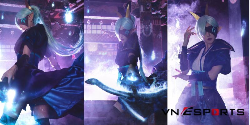 cosplay-vayne-tuyet-vong-chi-tien-2 cosplay vayne với phong thái của chiến binh bóng đêm