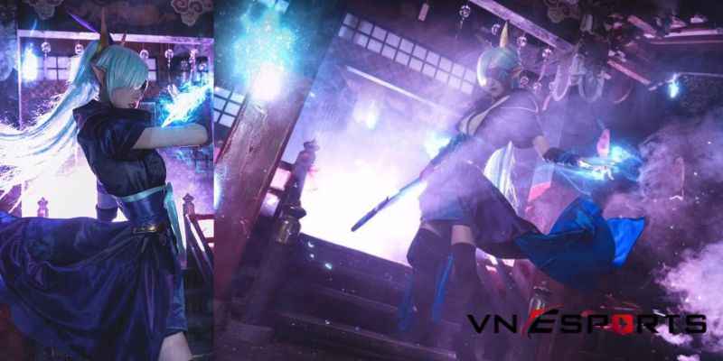 cosplay-vayne-tuyet-vong-chi-tien-6 Cosplay Vayne với vẻ đẹp tiềm ẩn sau mặt nạ
