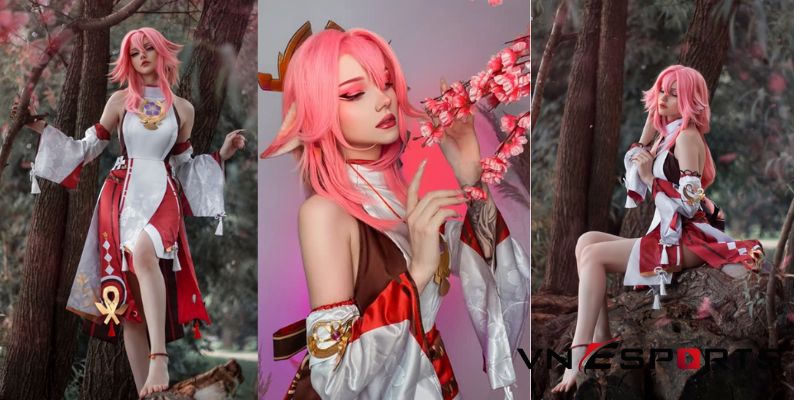 cosplay-yae-miko-boi-nu-coser-nga-2 copslay Yae Miko của nữ coser người Nga (2)