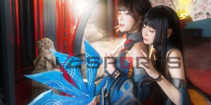 cosplay-yue-ngoc-phien-cong-chua-6 màn cosplay liên quân Yue 2 nữ coser vô cùng tình tứ