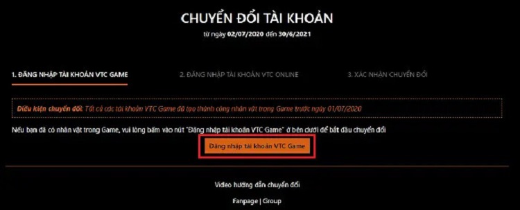 dang-nhap-tai-khoan-vtc-game Đăng nhập tài khoản VTC Game để tiến hành chuyển tài khoản CF