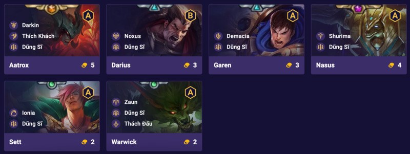 Đánh giá ưu và nhược điểm của team Dũng sĩ DTCL mùa 9