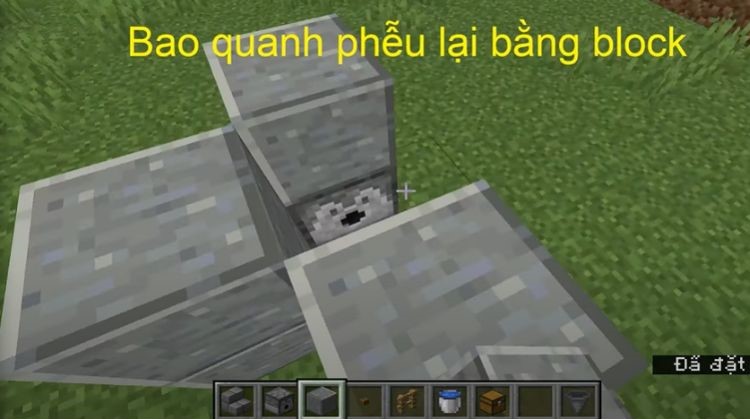 dat-cac-khoi-block-xung-quanh-pheu-de-xay-dung-may-farm-bo Đặt các khối block xung quanh phễu để xây dựng máy farm bò