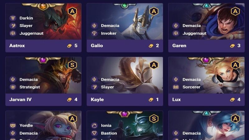 doi-hinh-demacia Giới thiệu team Demacia DTCL mùa 9
