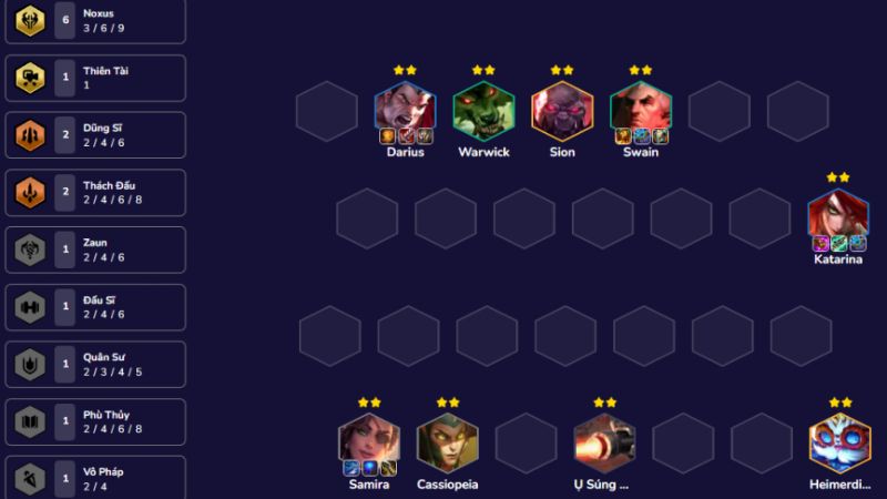 doi-hinh-noxus-darius-samira Đội hình Noxus Darius Samira