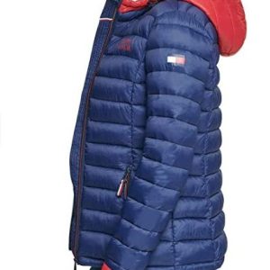Áo Khoác Tommy Hilfiger Màu Trắng Có Mũ