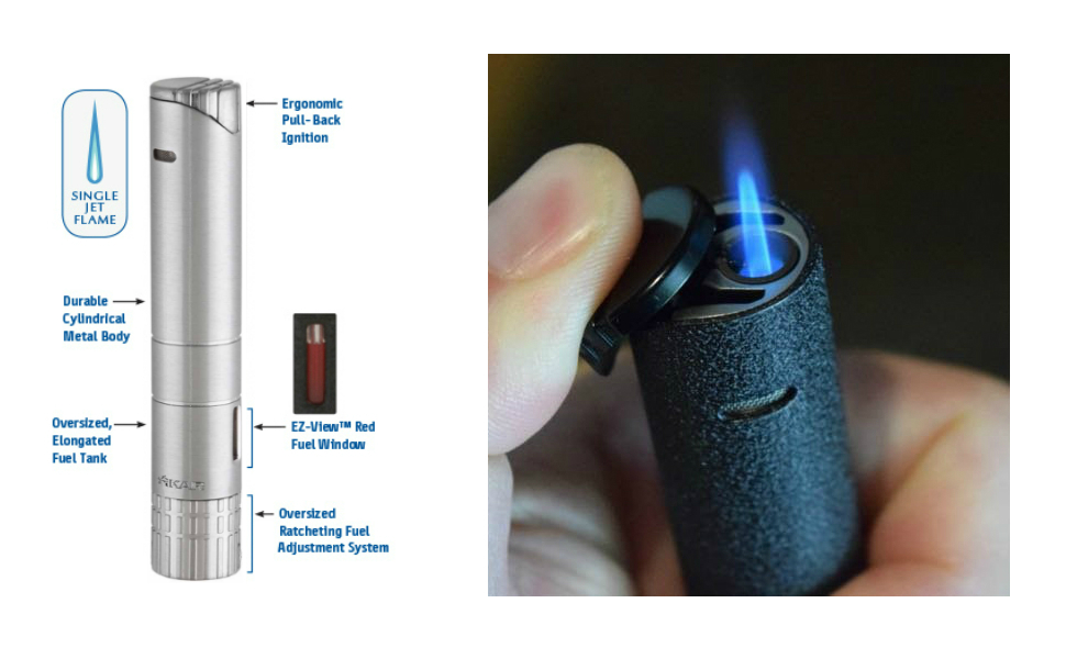 Xikar, lighter, turrim, single flame, torch, cigar, accessory