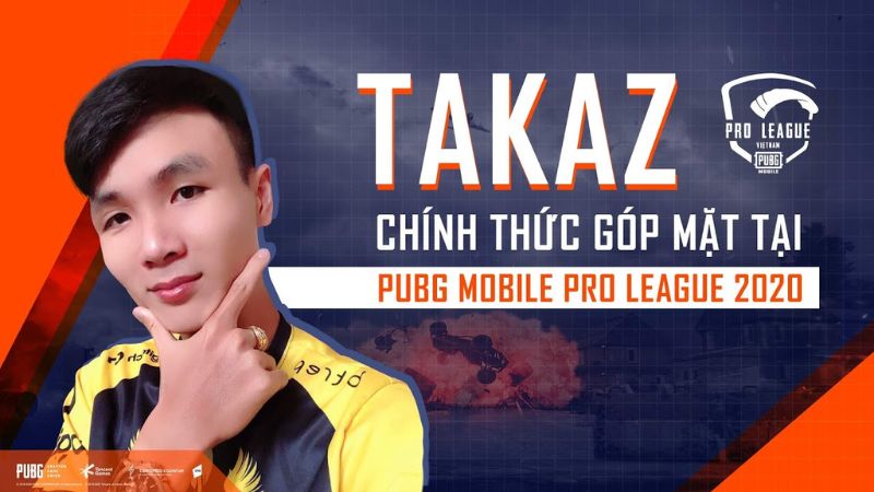 game-thu-takaz Takaz - Top người chơi PUBG mobile hay nhất Việt Nam