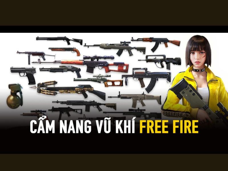 Giới thiệu về những loại vũ khí của Free Fire