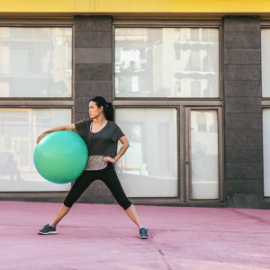 Bóng tập thăng bằng TKO fitness ball 65cm