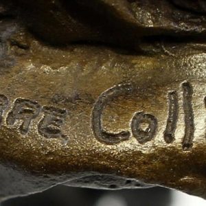 Tượng cô gái ngồi trên ghế bằng đồng Pierre Collinet, Josephine