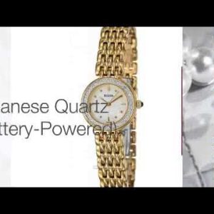 Đồng hồ đeo tay cho nữ Bulova Diamond Petite Classic Watch