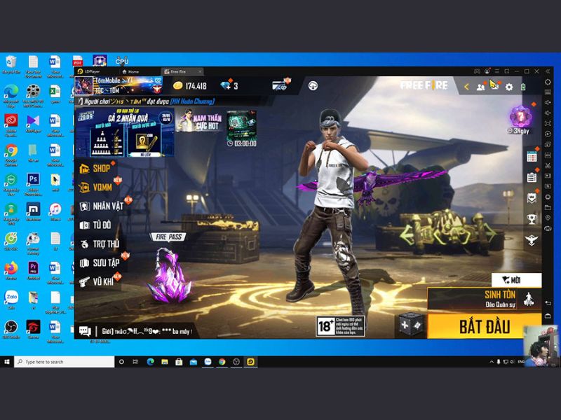 Hướng dẫn cách chơi Free Fire trên máy tính chi tiết