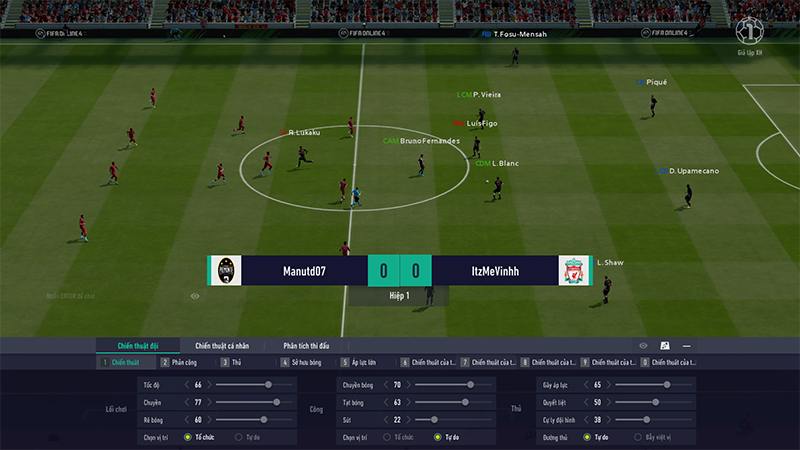 Hướng dẫn cách đá giao hữu FIFA Online 4 với bạn bè