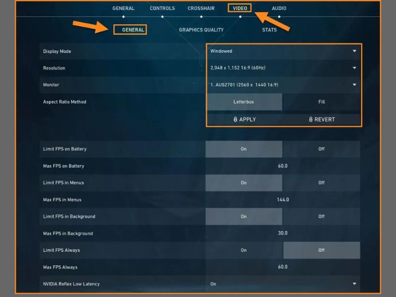 Hướng dẫn cách setting Valorant cho máy yếu