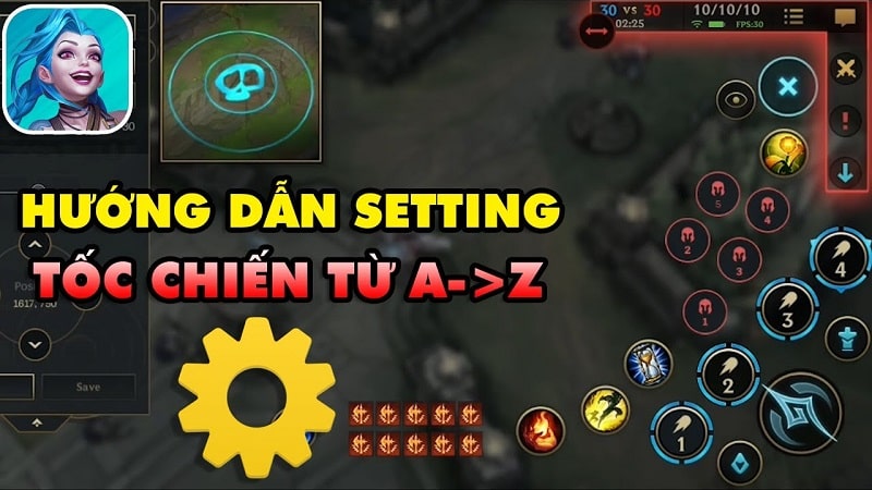 Hướng dẫn setting Liên Minh Tốc Chiến hiệu quả